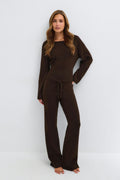 Knitted loungewear trousers