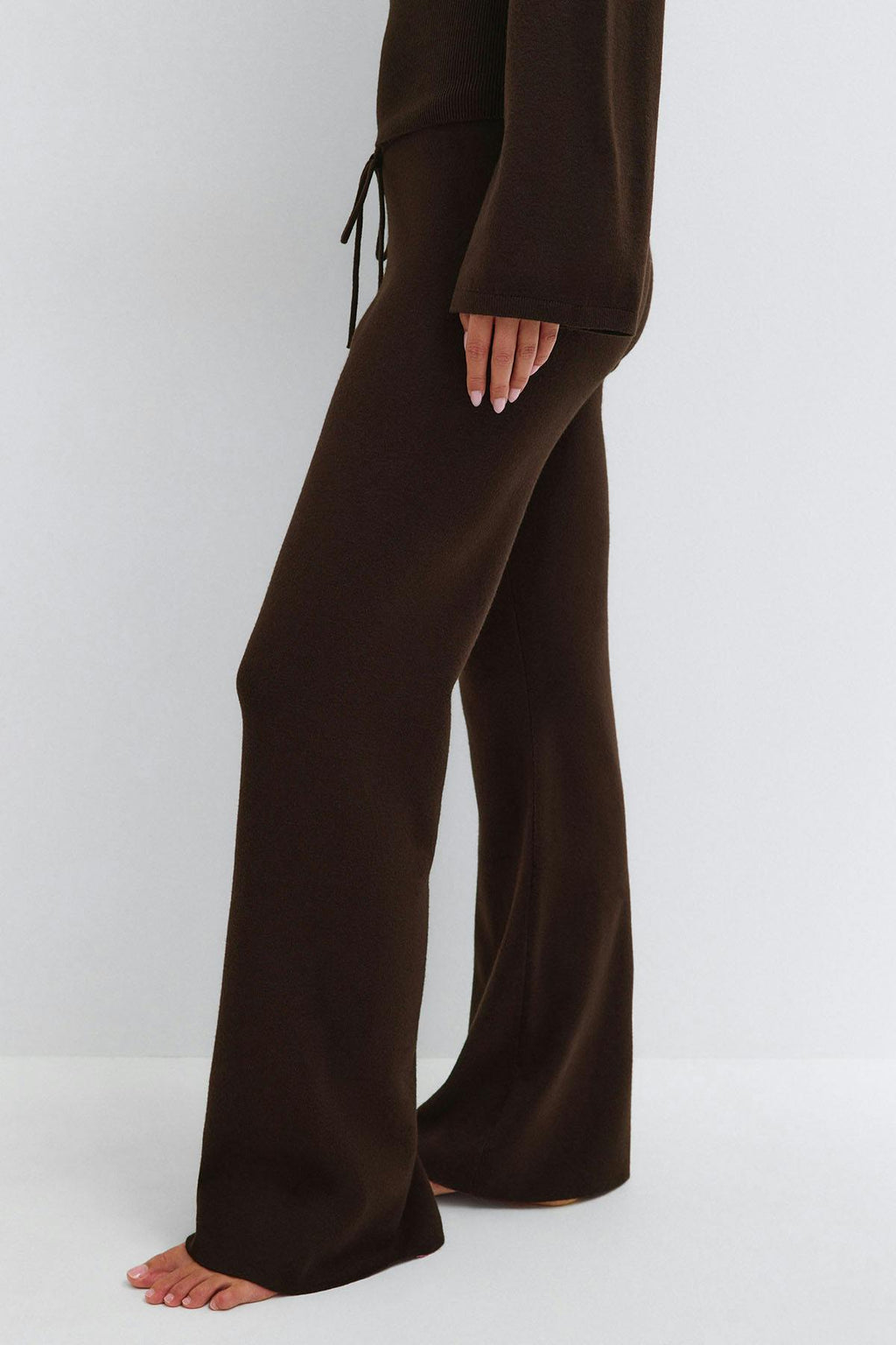 Knitted loungewear trousers