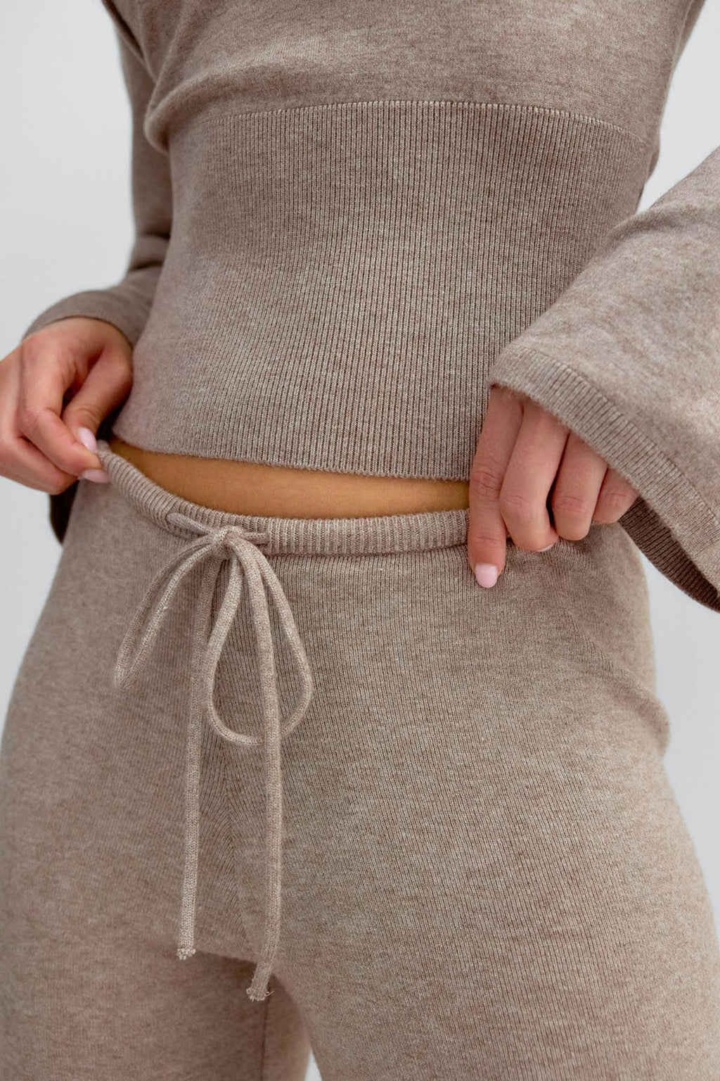Knitted loungewear trousers