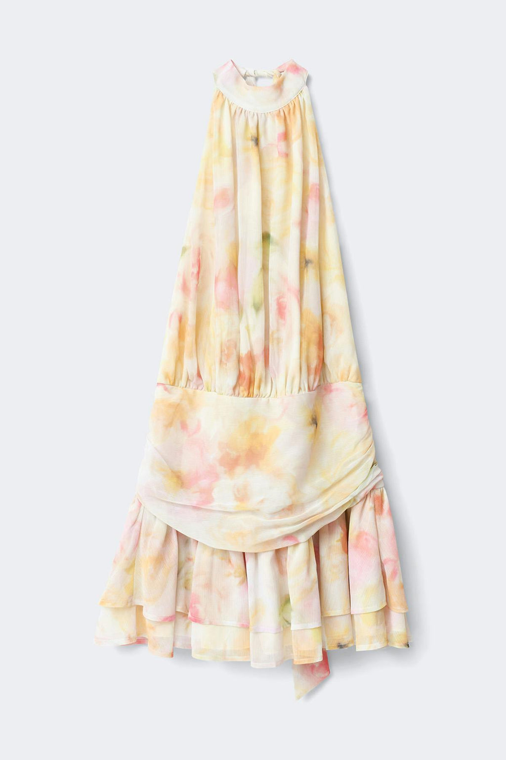 Halterneck mini dress