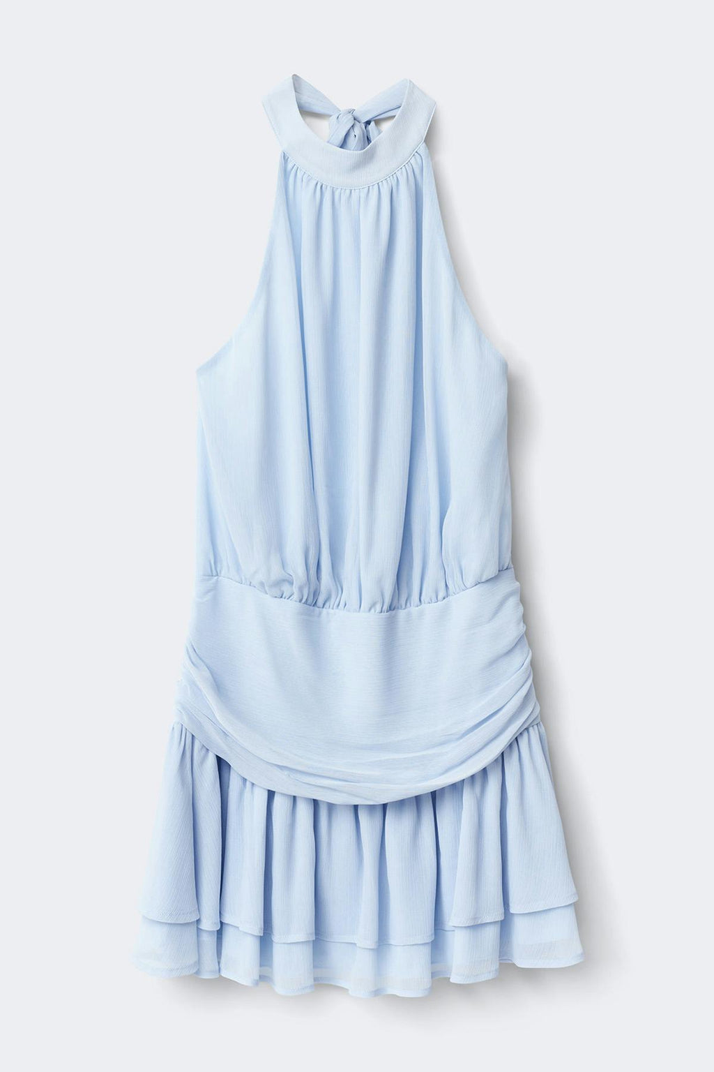Halterneck mini dress