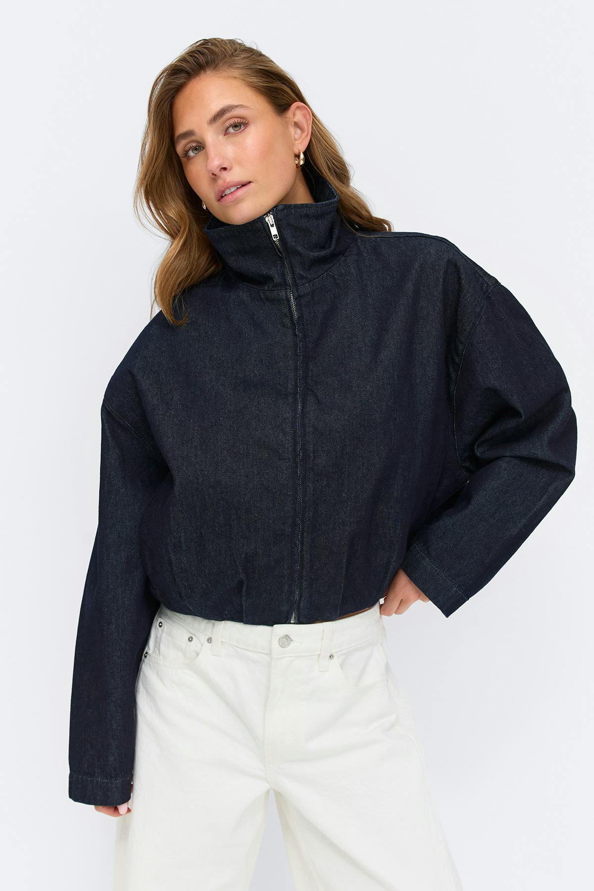 Balloon bomber jacket