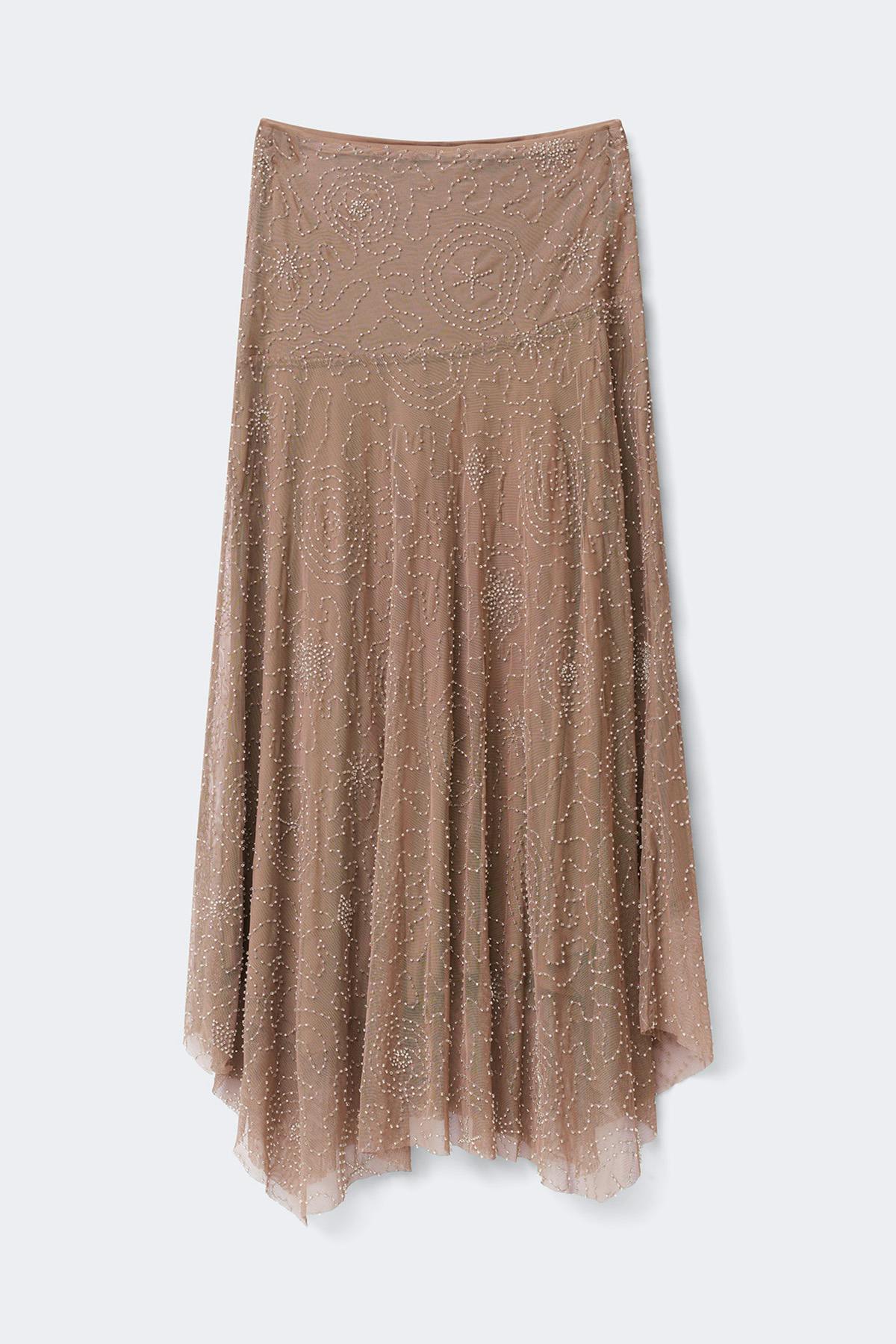 Sparkle midi skirt