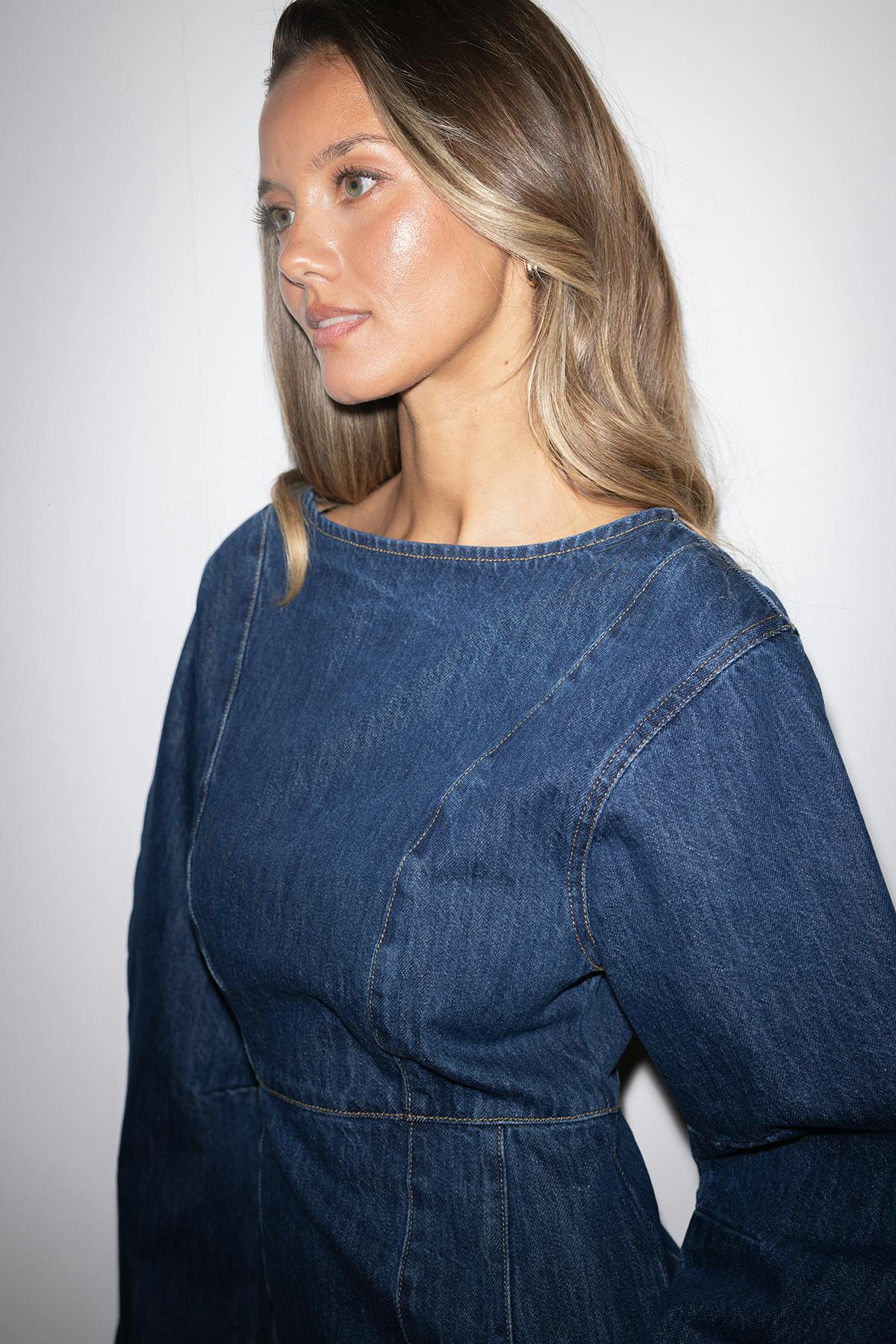 Longsleeve denim dress