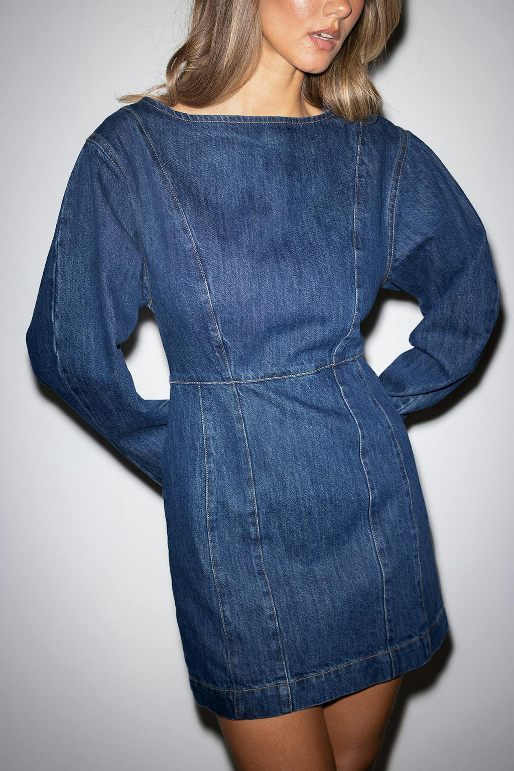 Longsleeve denim dress