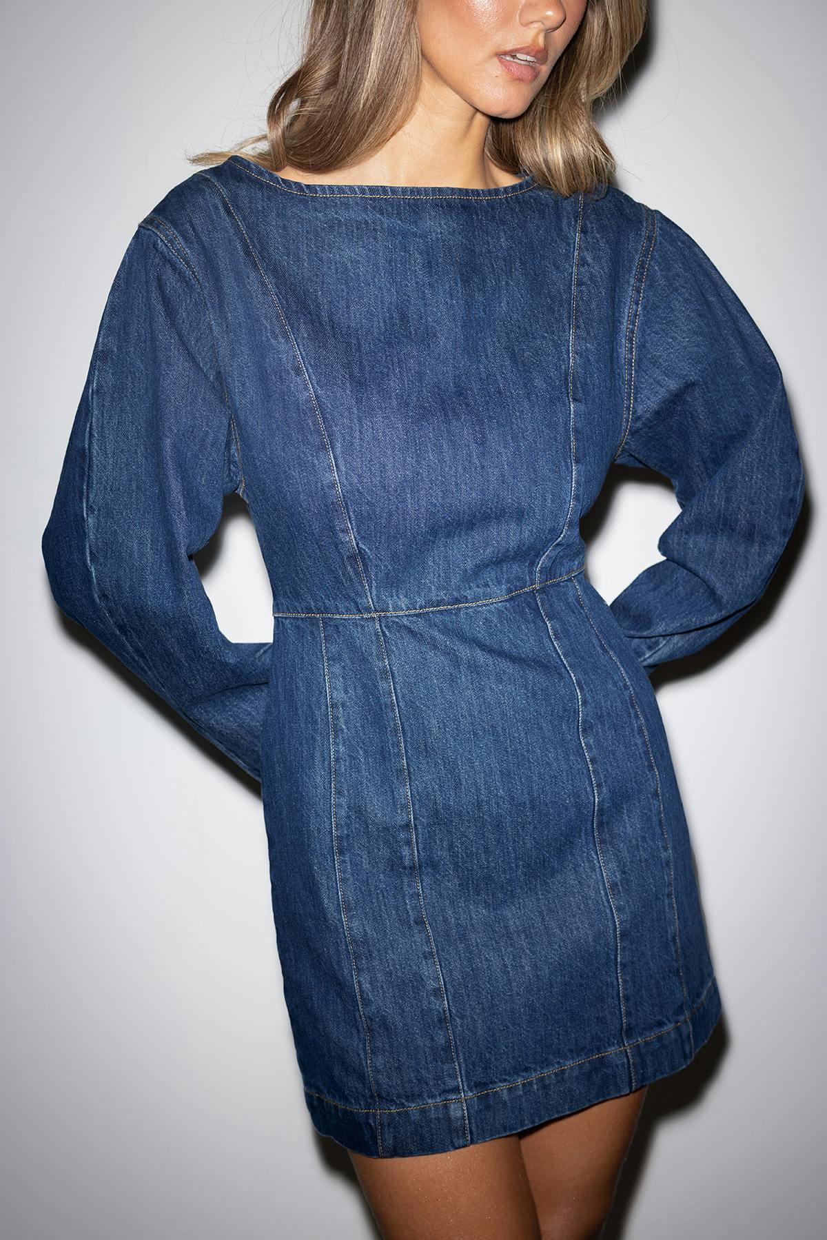 Longsleeve denim dress