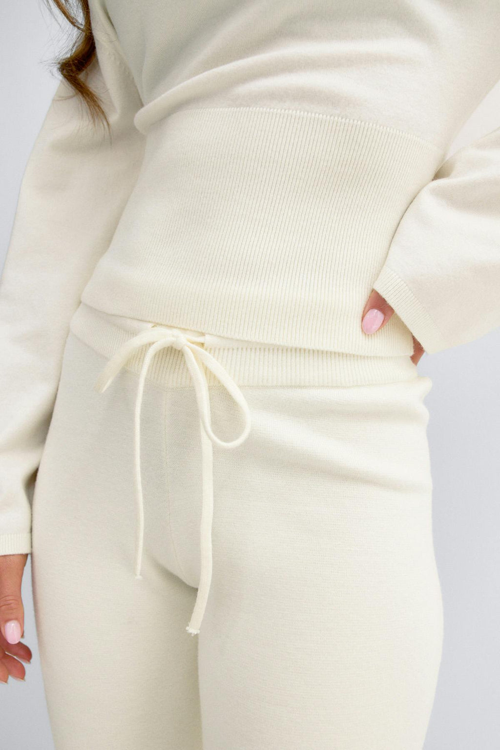 Knitted loungewear trousers