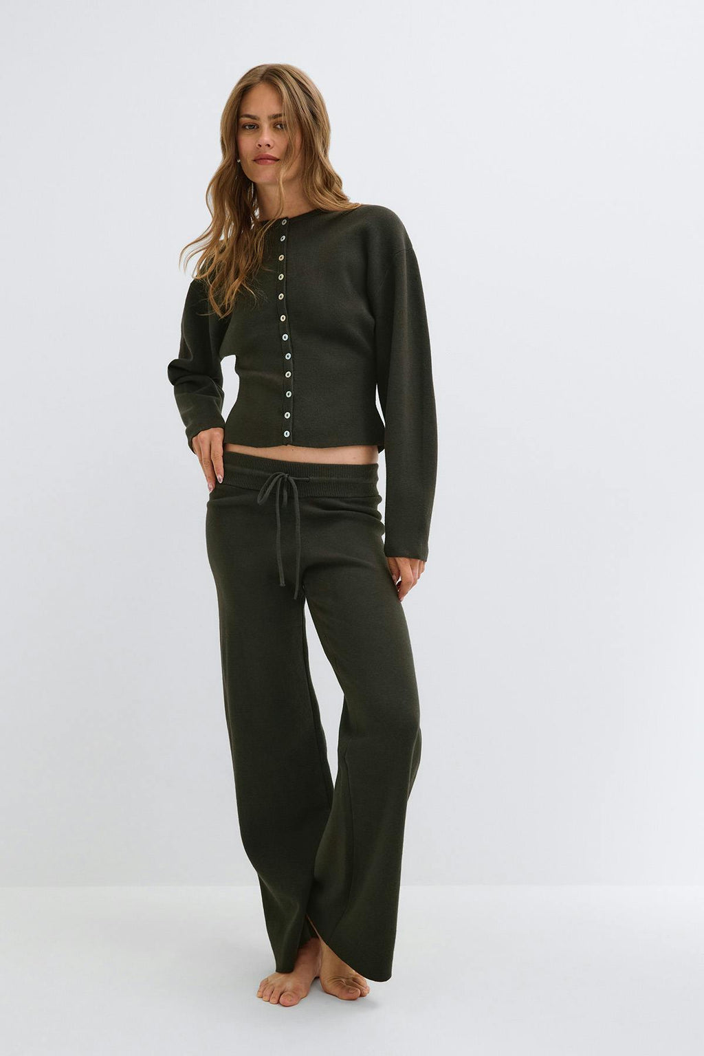 Knitted loungewear trousers