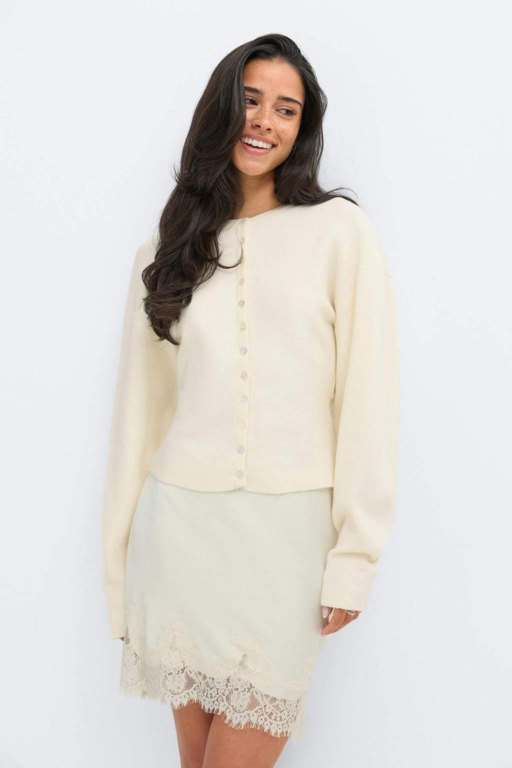 Knitted loungewear cardigan