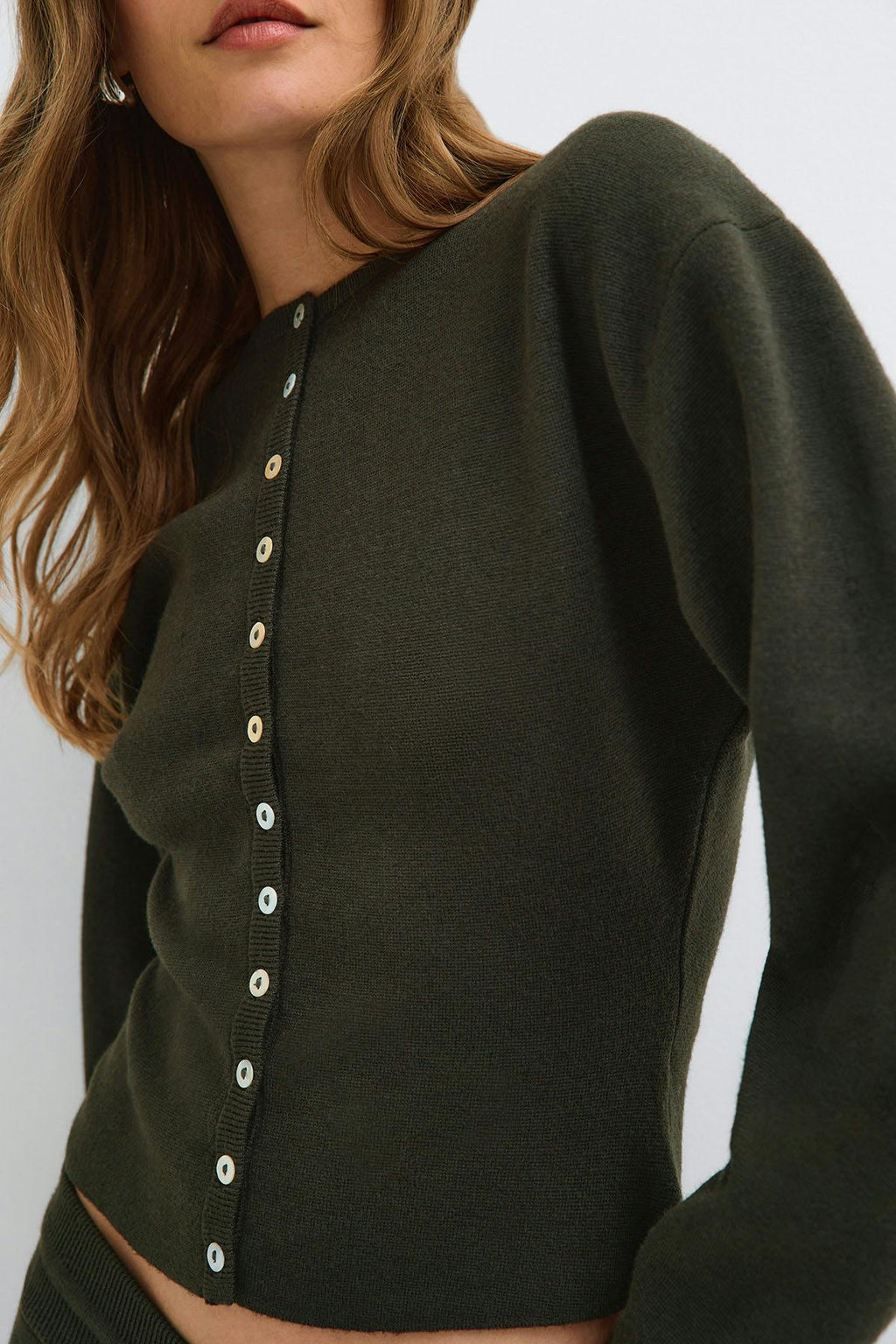 Knitted loungewear cardigan