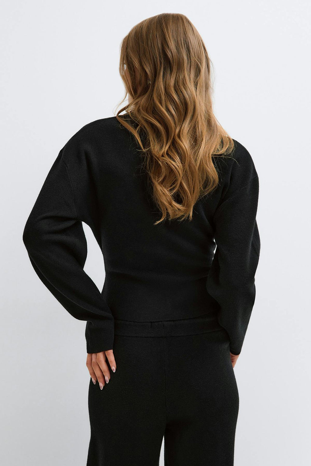 Knitted loungewear cardigan