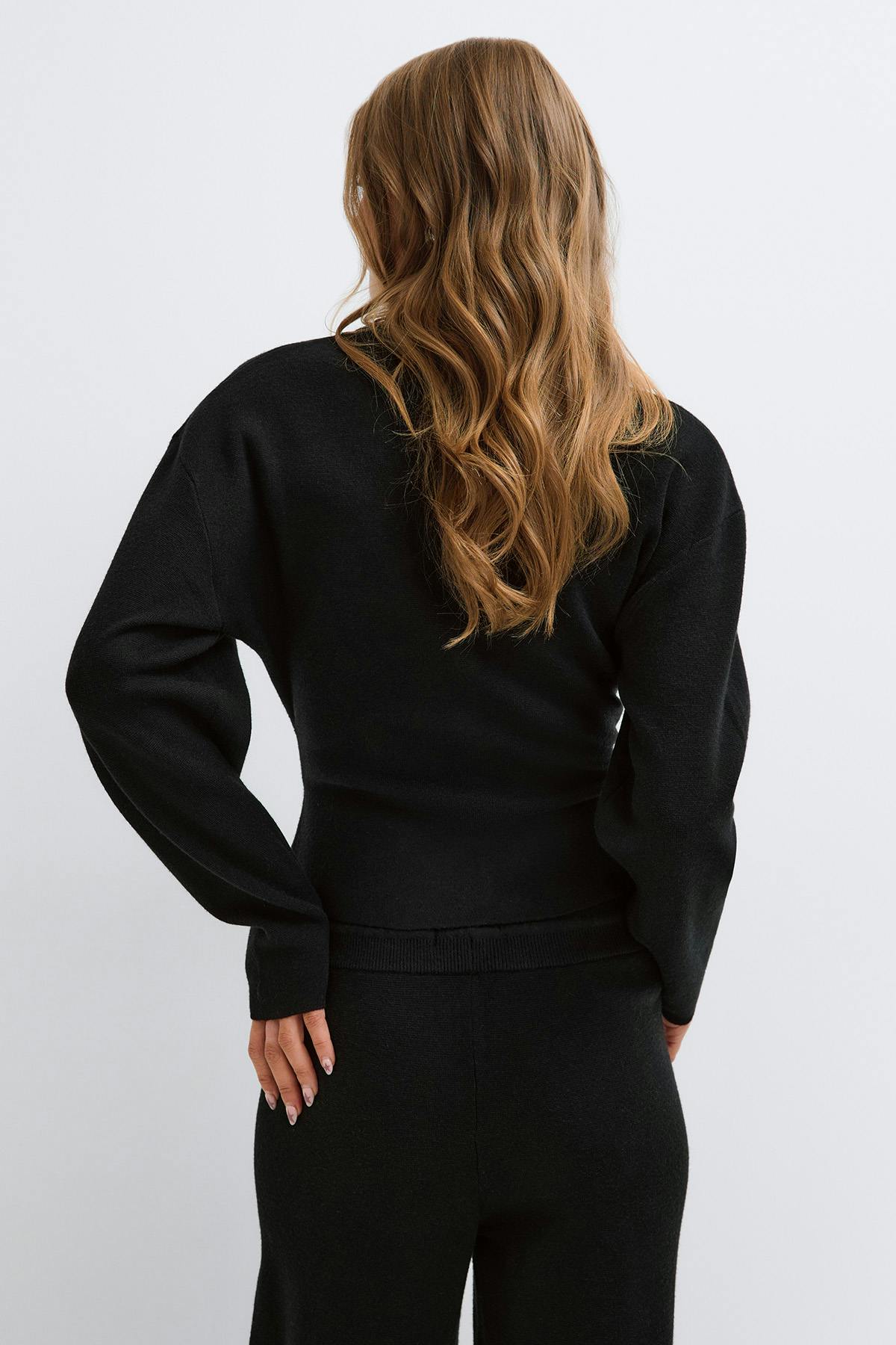 Knitted loungewear cardigan
