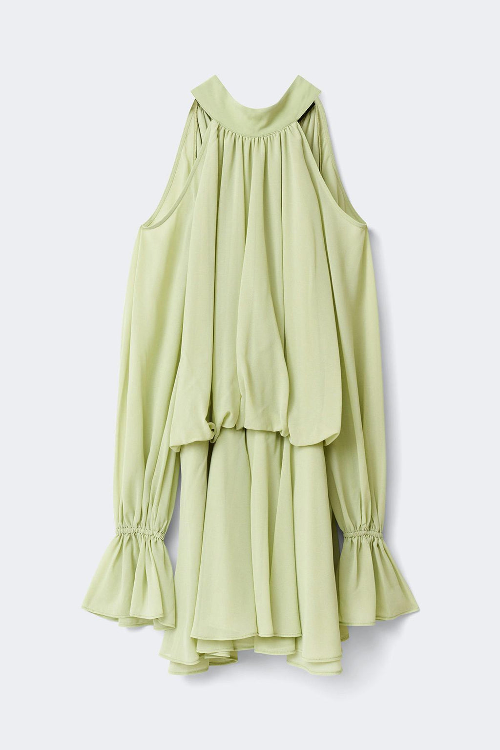 Boho chiffon mini dress