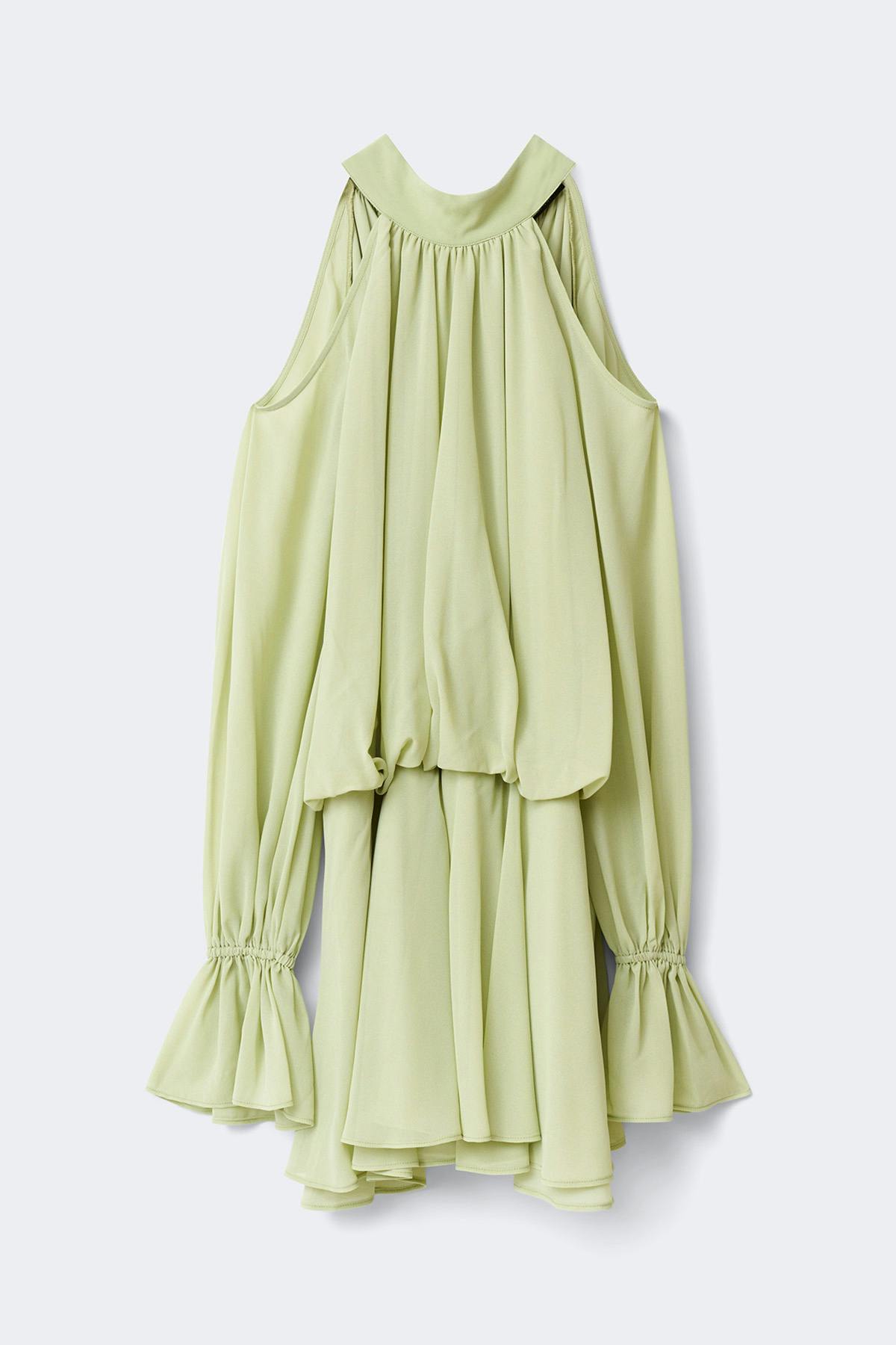 Boho chiffon mini dress