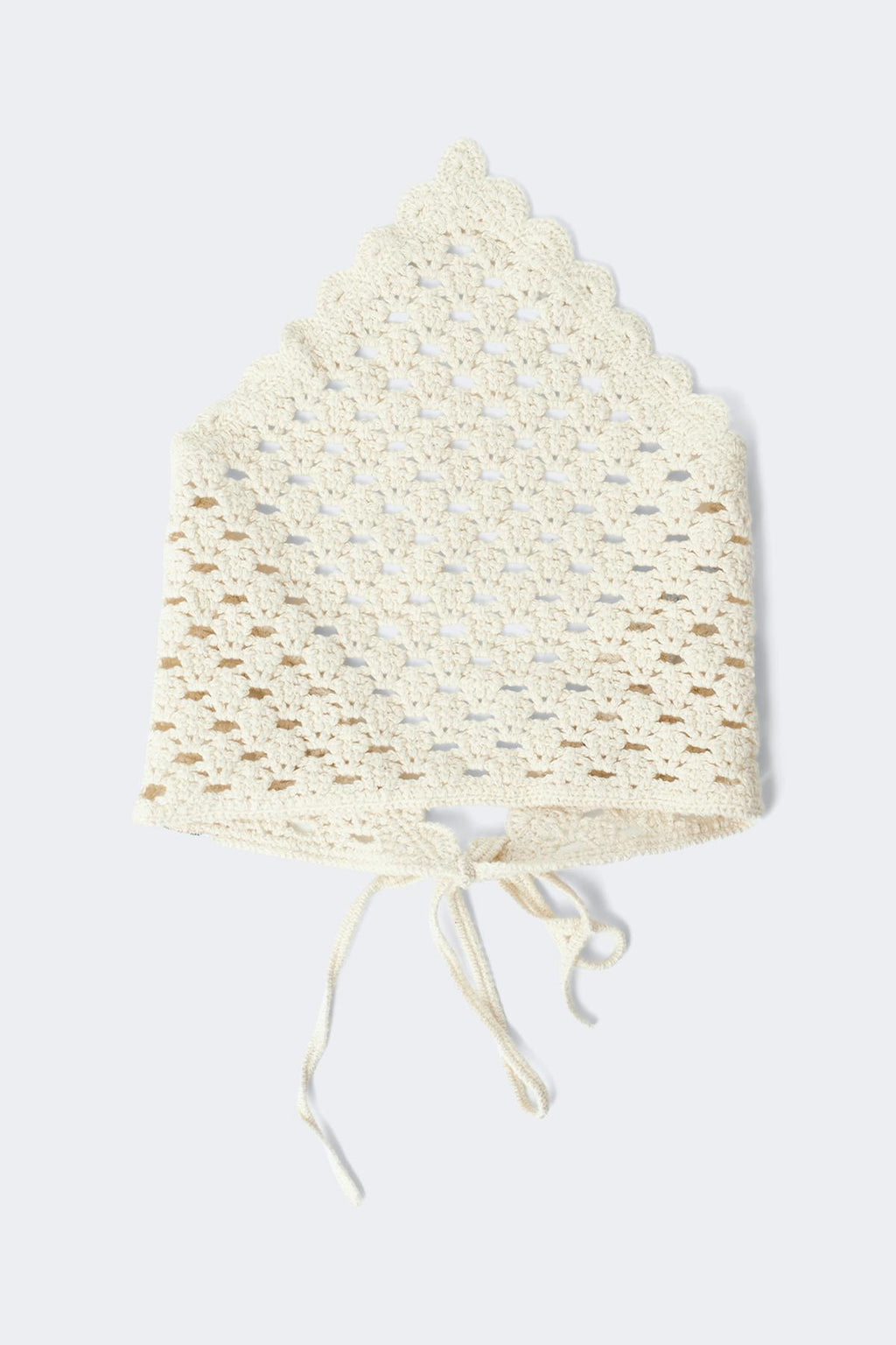Crochet head scarf
