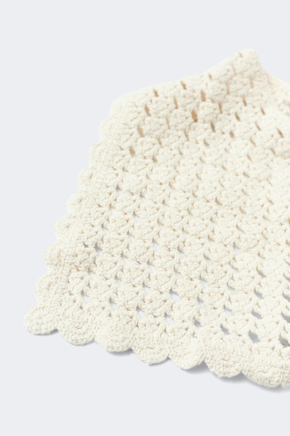 Crochet head scarf