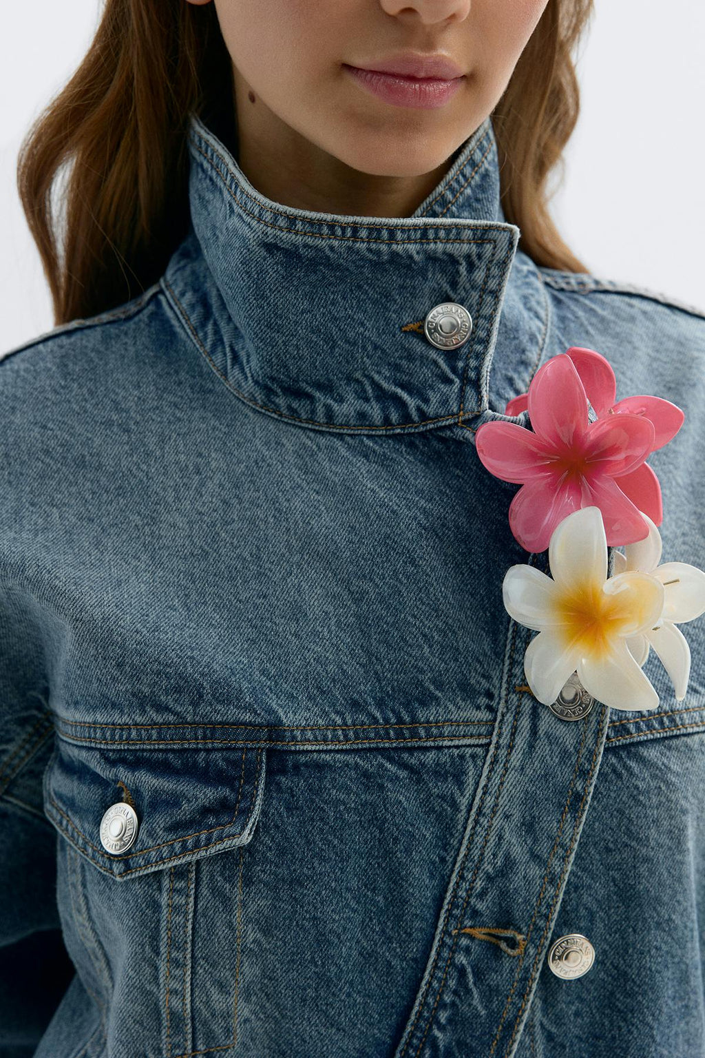 2-pack flower hair clips