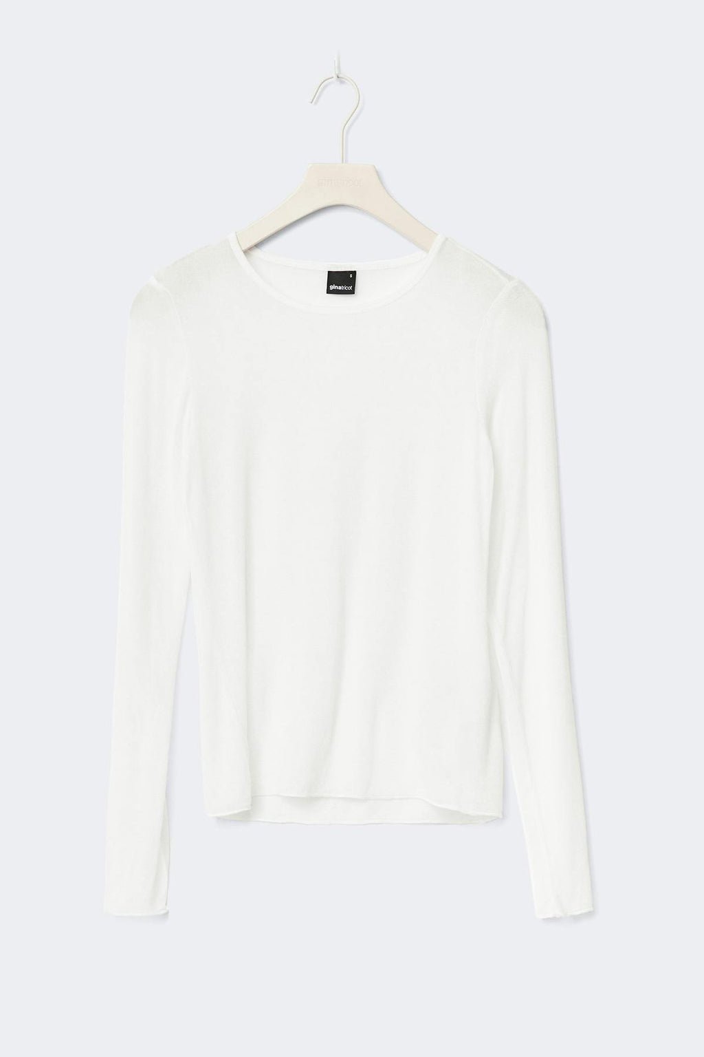 Sheer long sleeve top
