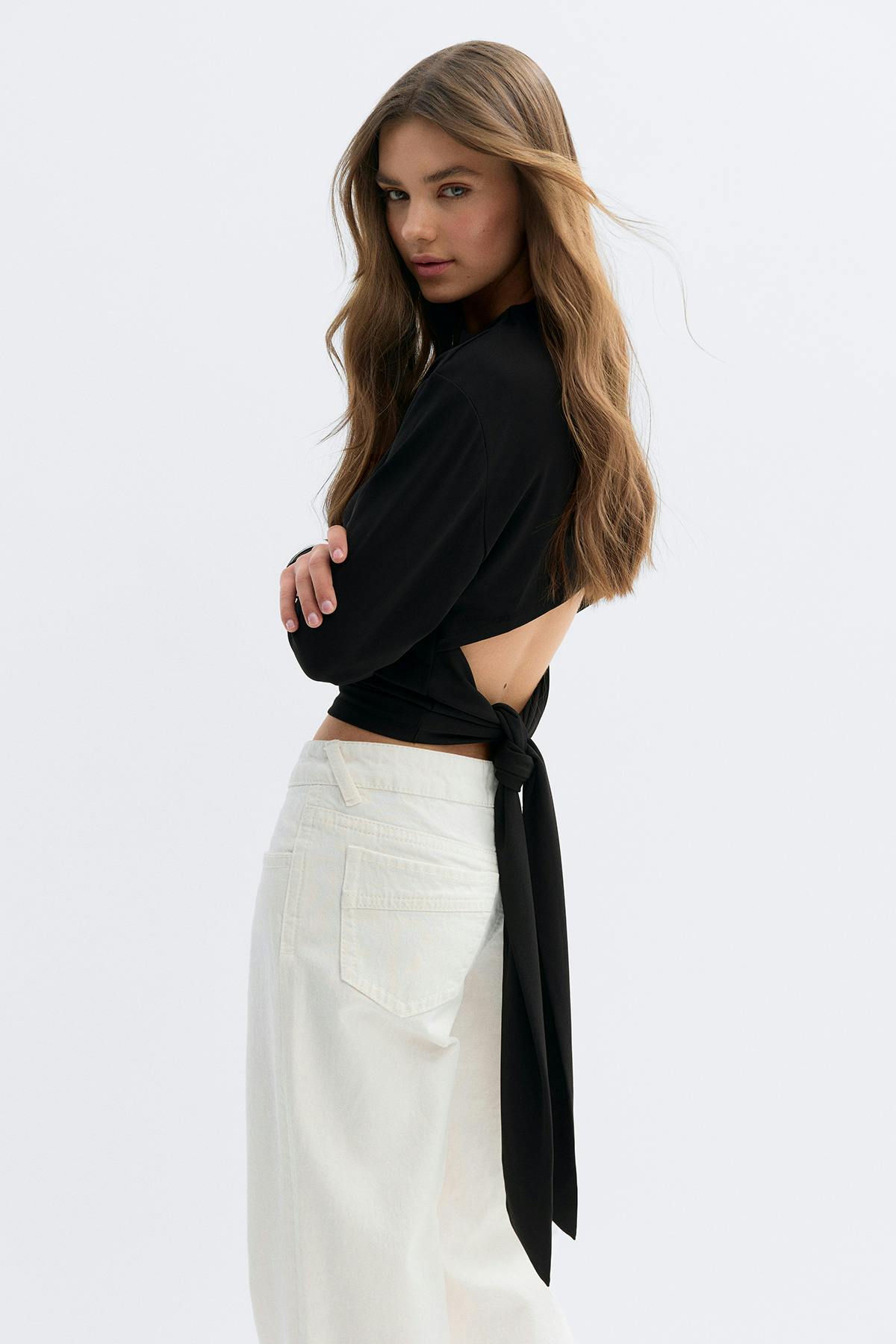 Open back top