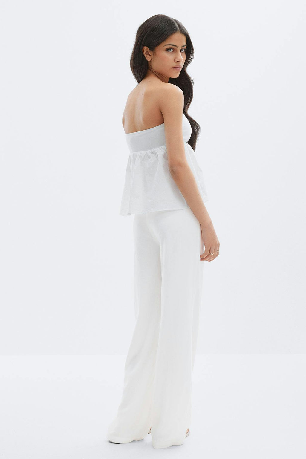 Y linen blend trousers