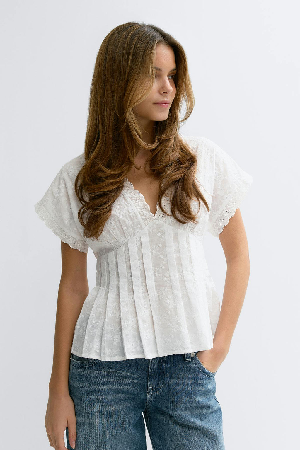 Pleated top