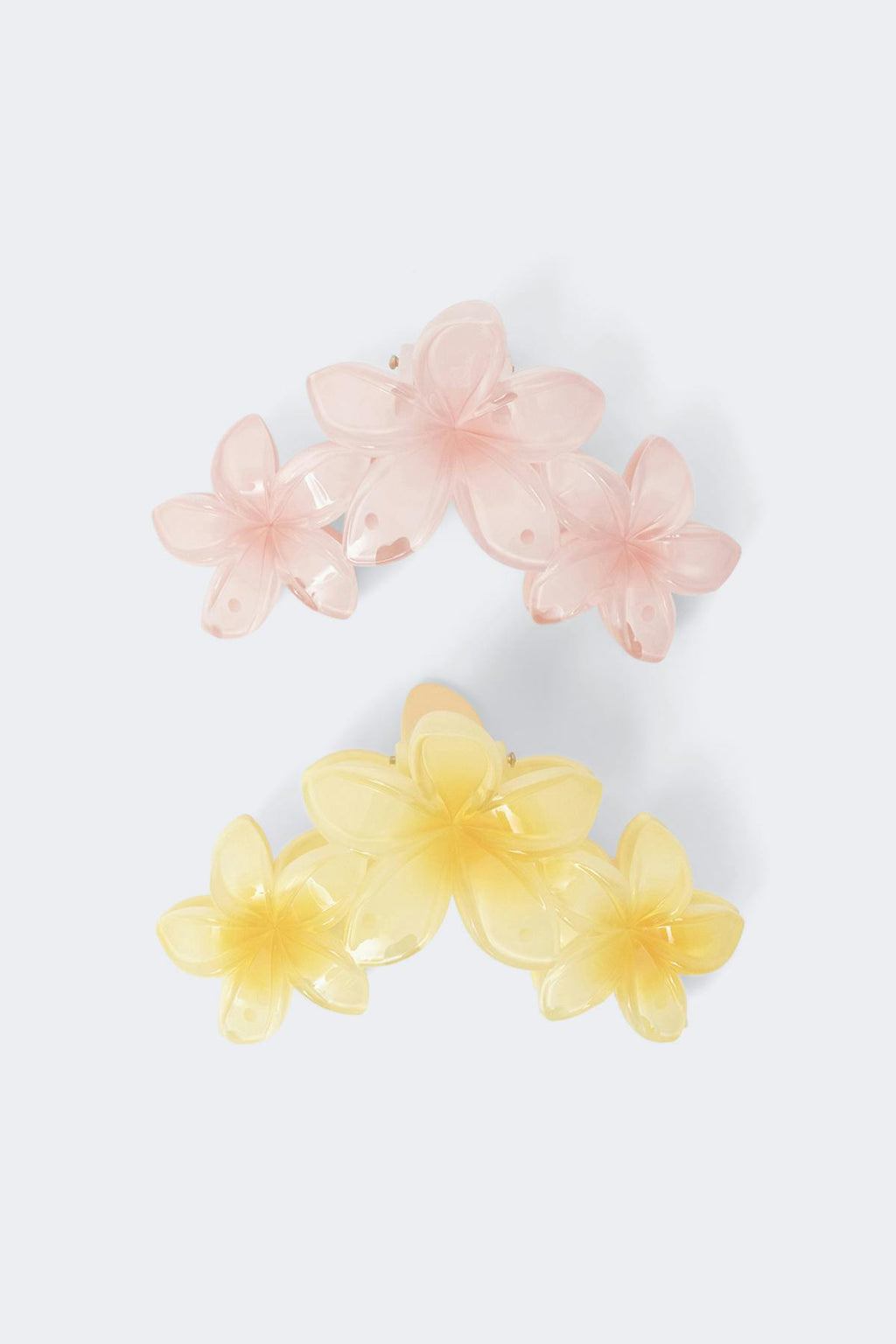 2-pack flower hair clips