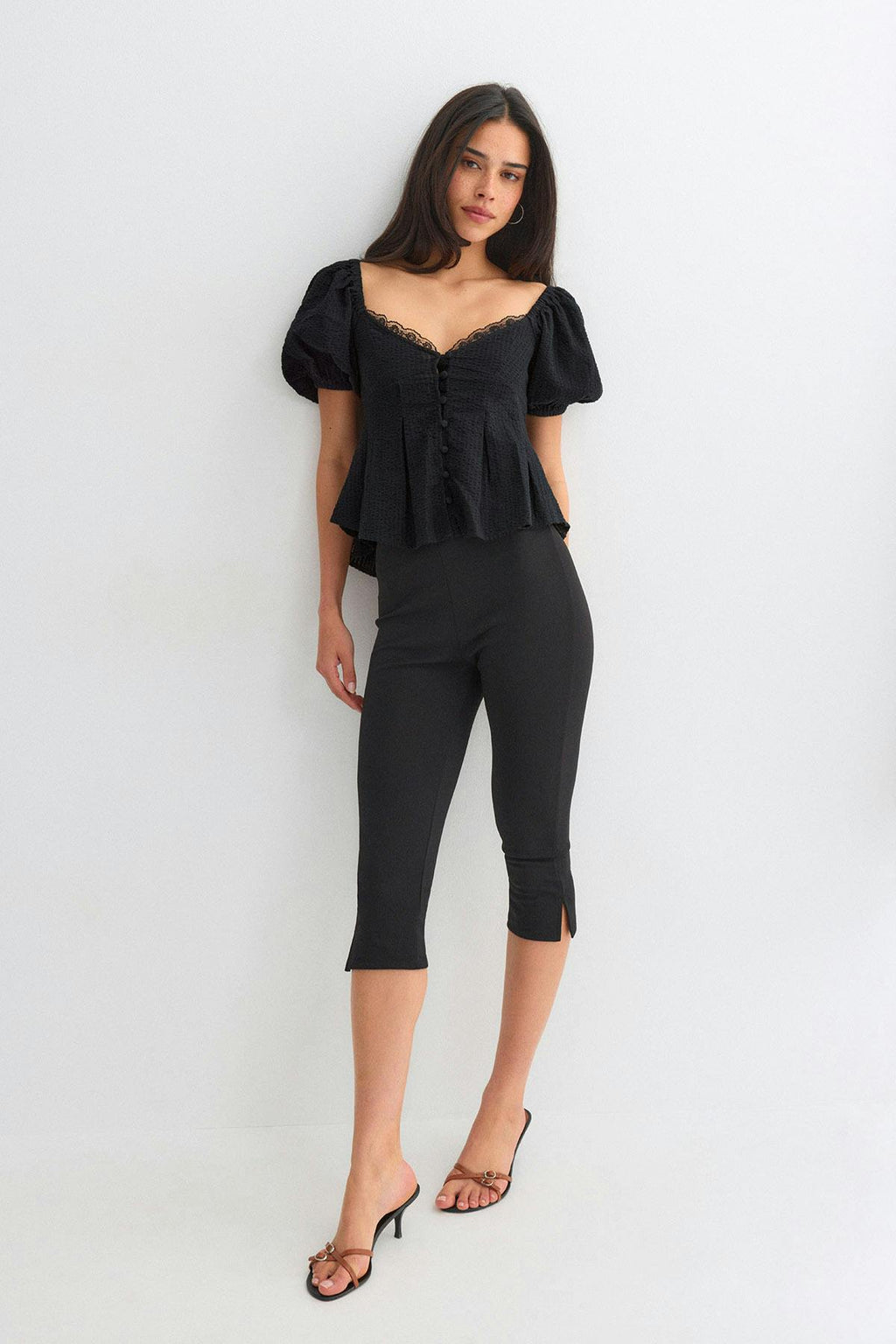 Puff sleeve blouse
