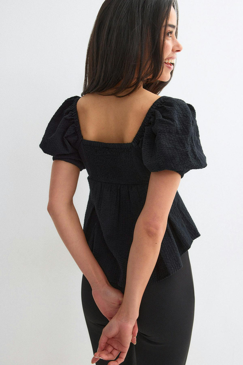 Puff sleeve blouse
