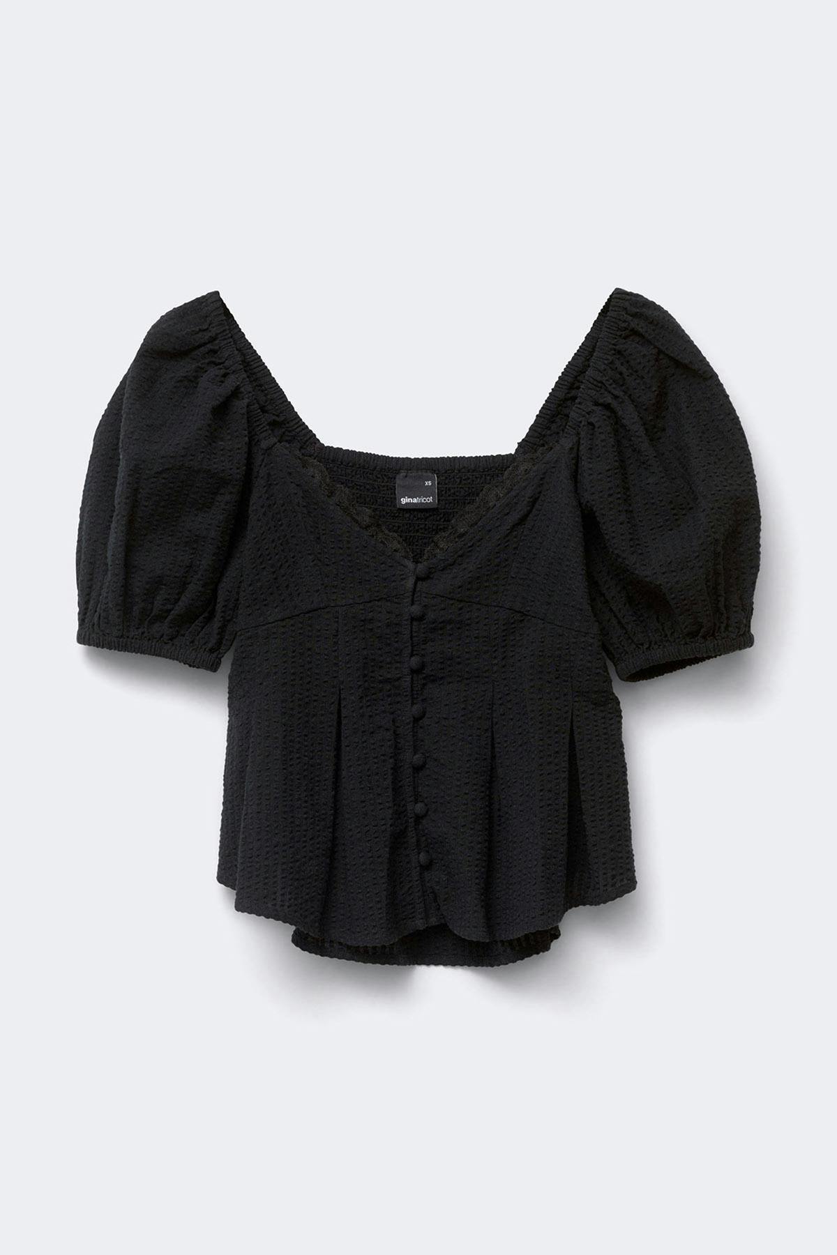 Puff sleeve blouse