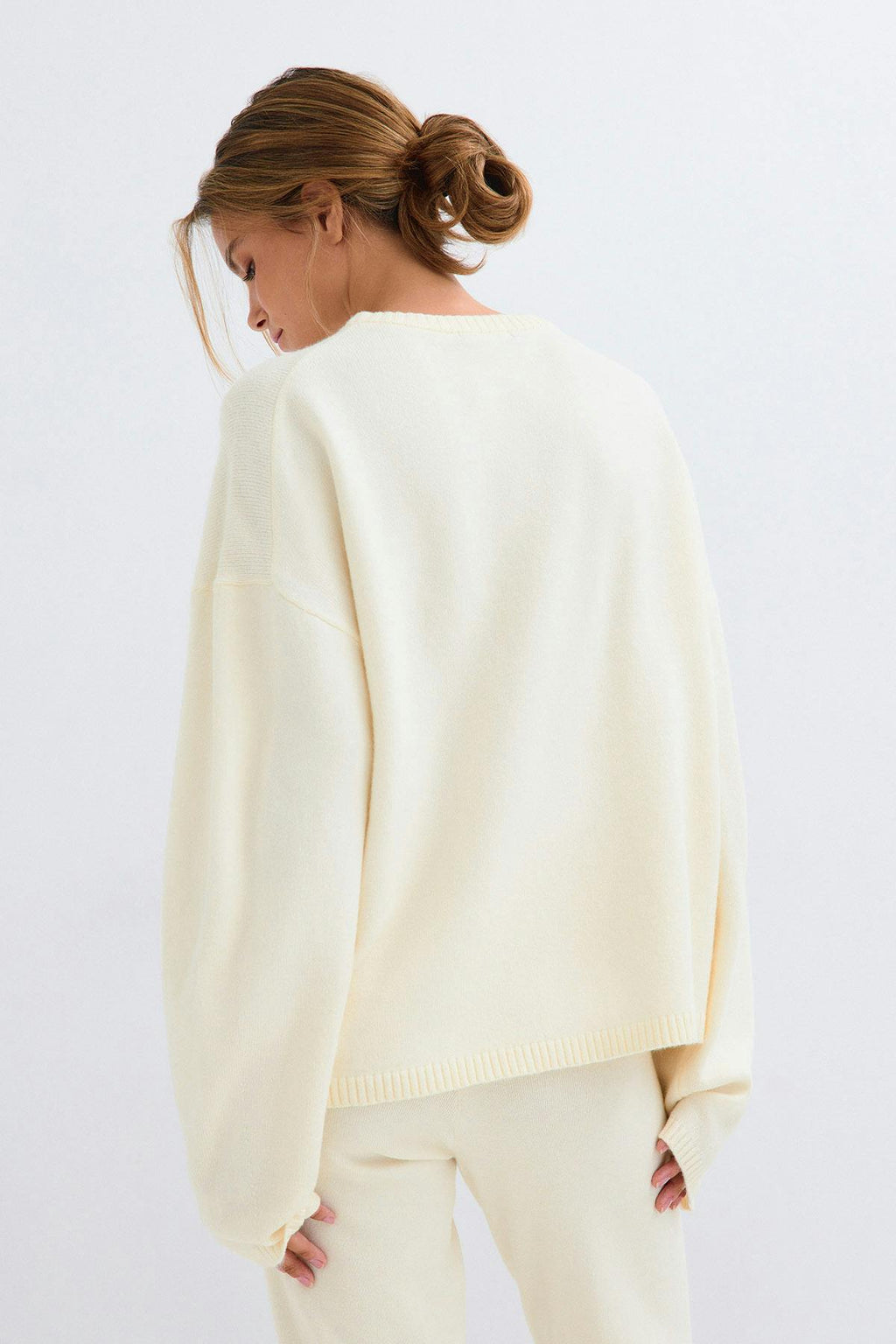 Knitted loungewear sweater