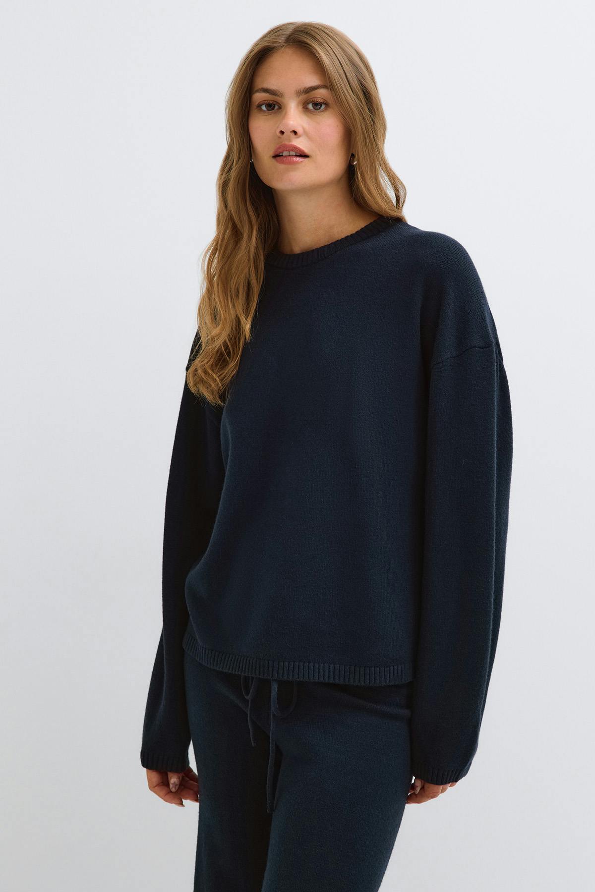 Knitted loungewear sweater