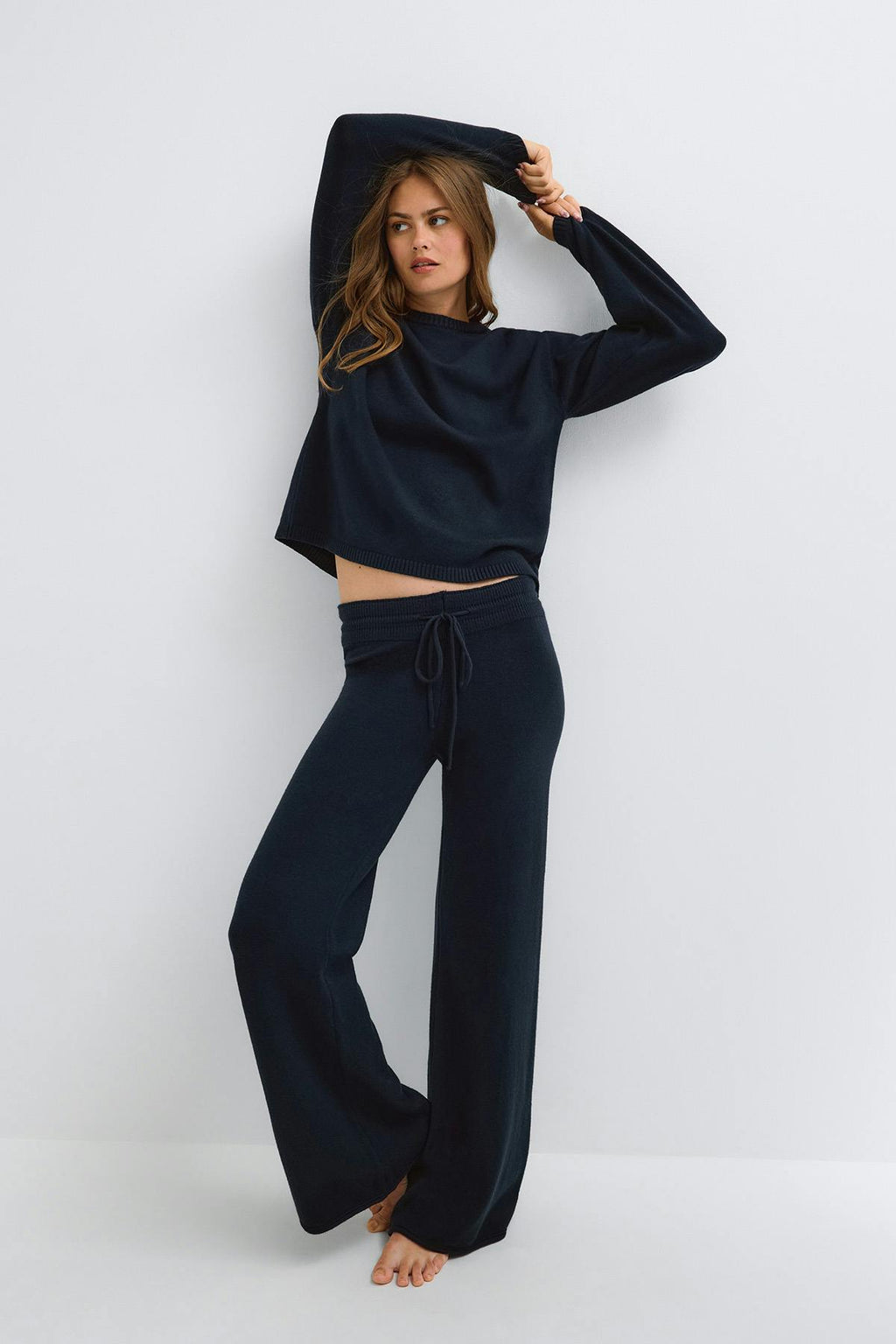 Knitted loungewear sweater