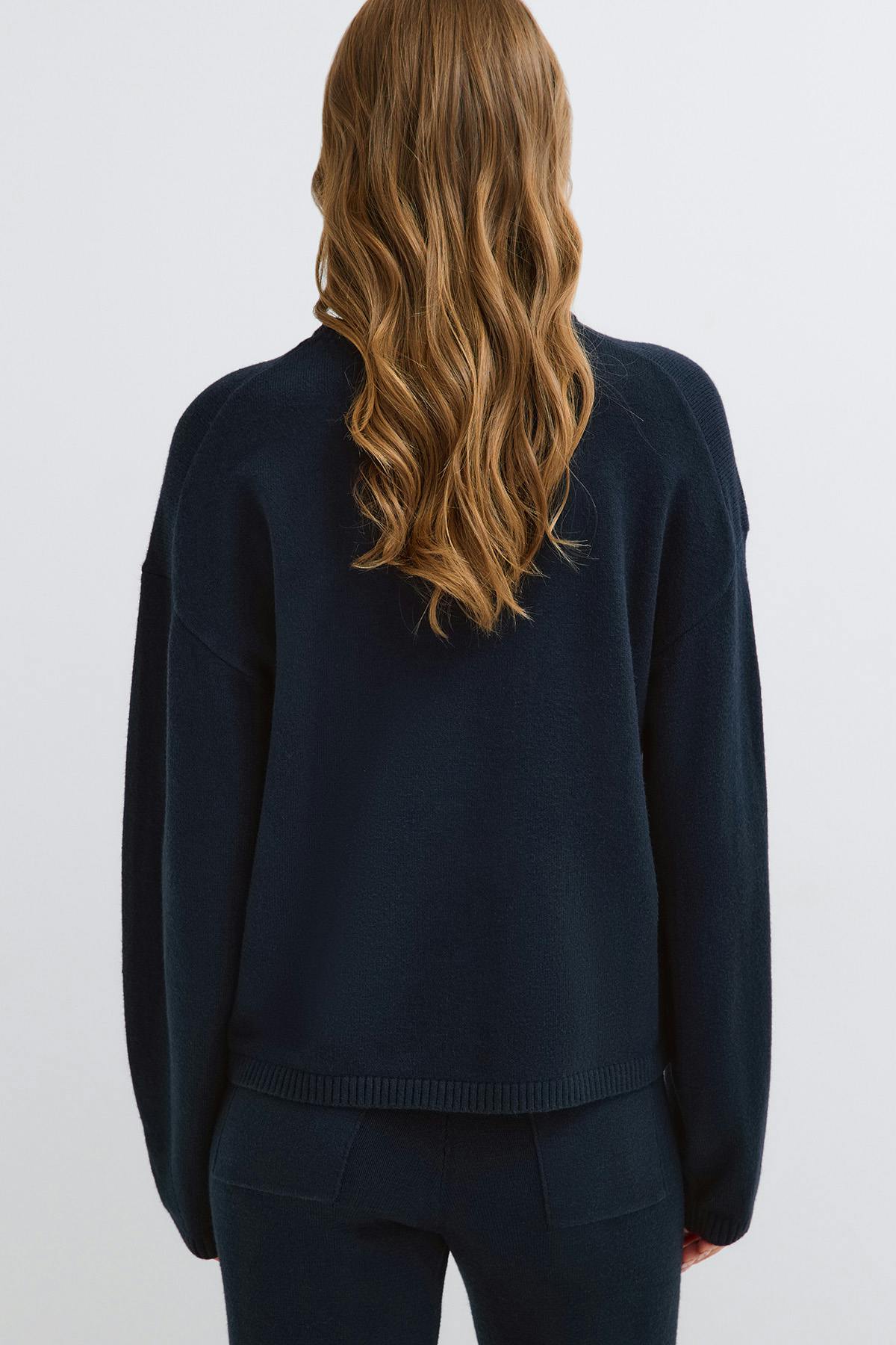 Knitted loungewear sweater