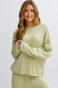 Knitted loungewear sweater