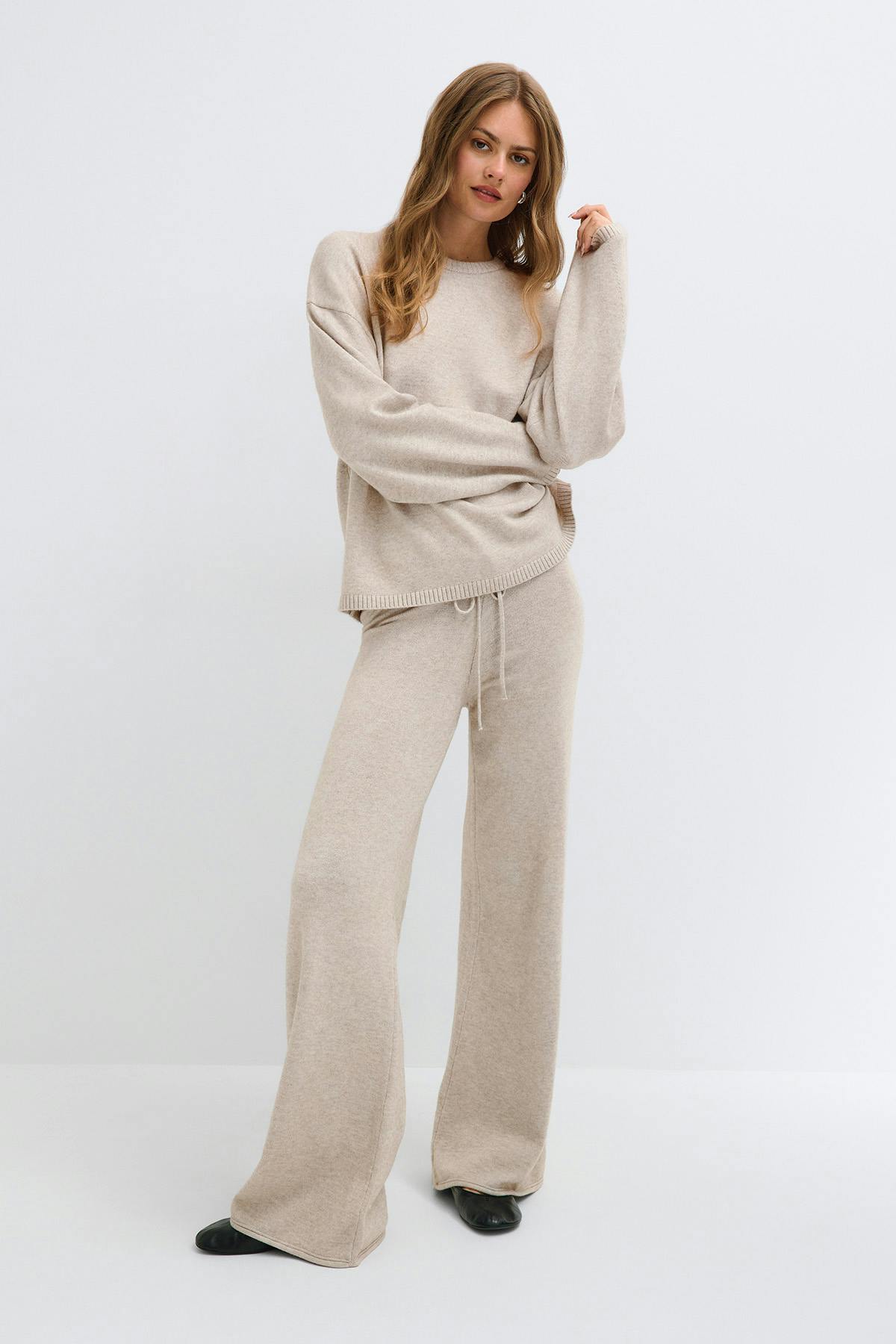 Knitted loungewear trousers