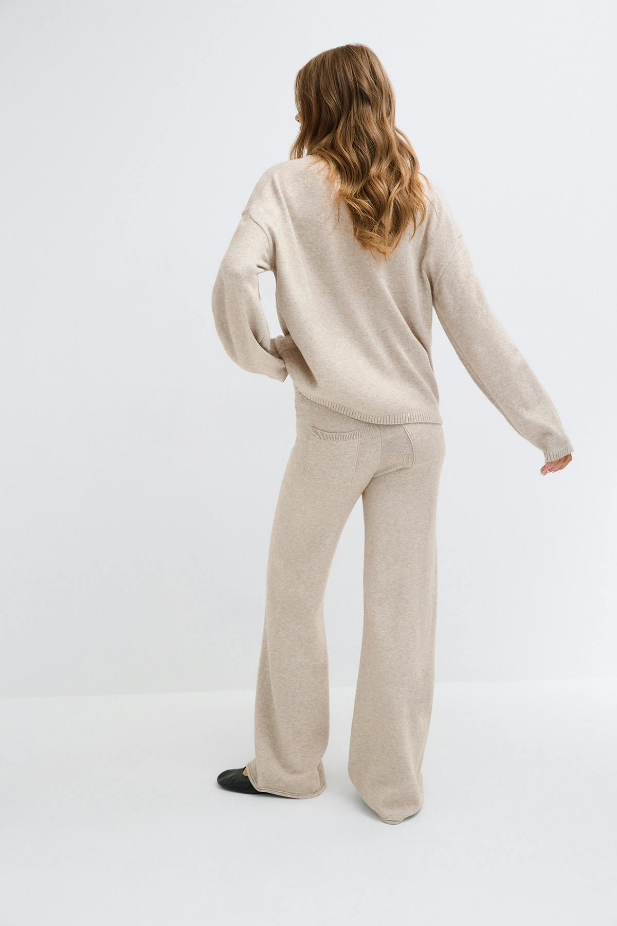 Knitted loungewear trousers