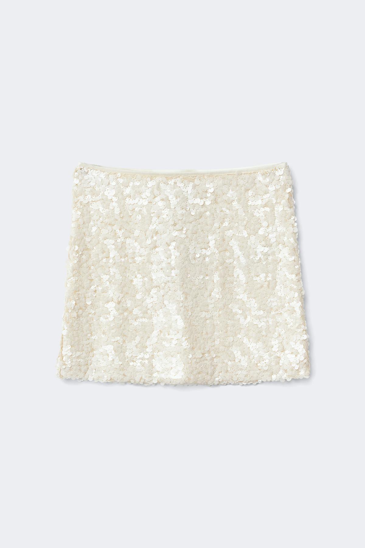 Sequin mini skirt