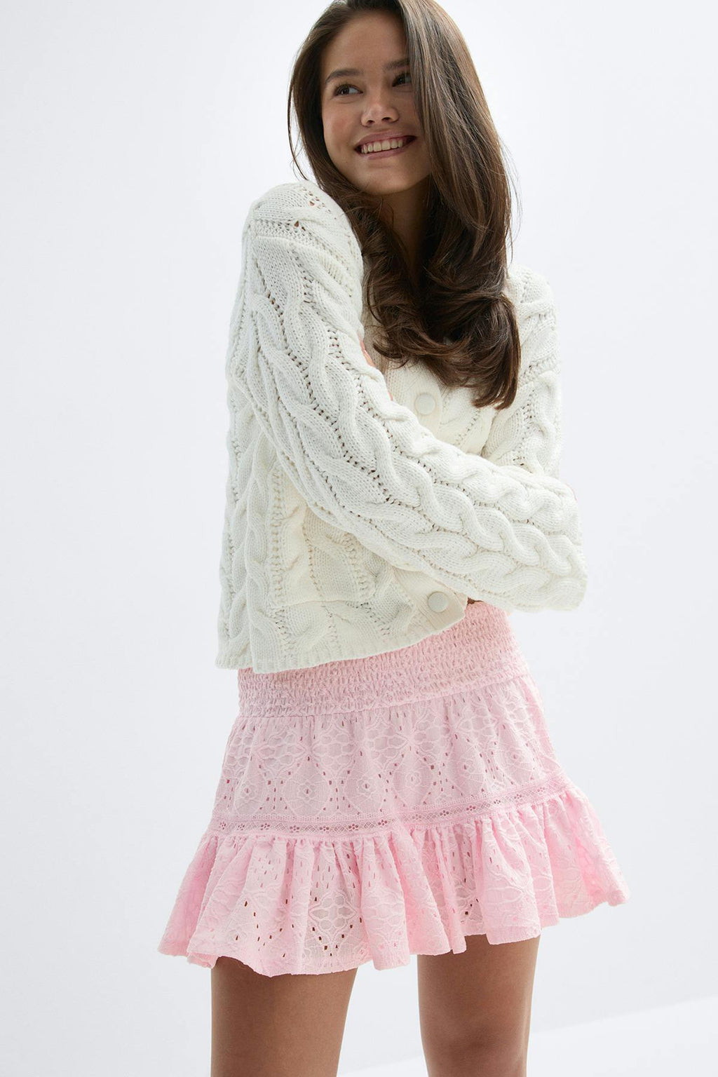 Y broderie anglais skirt