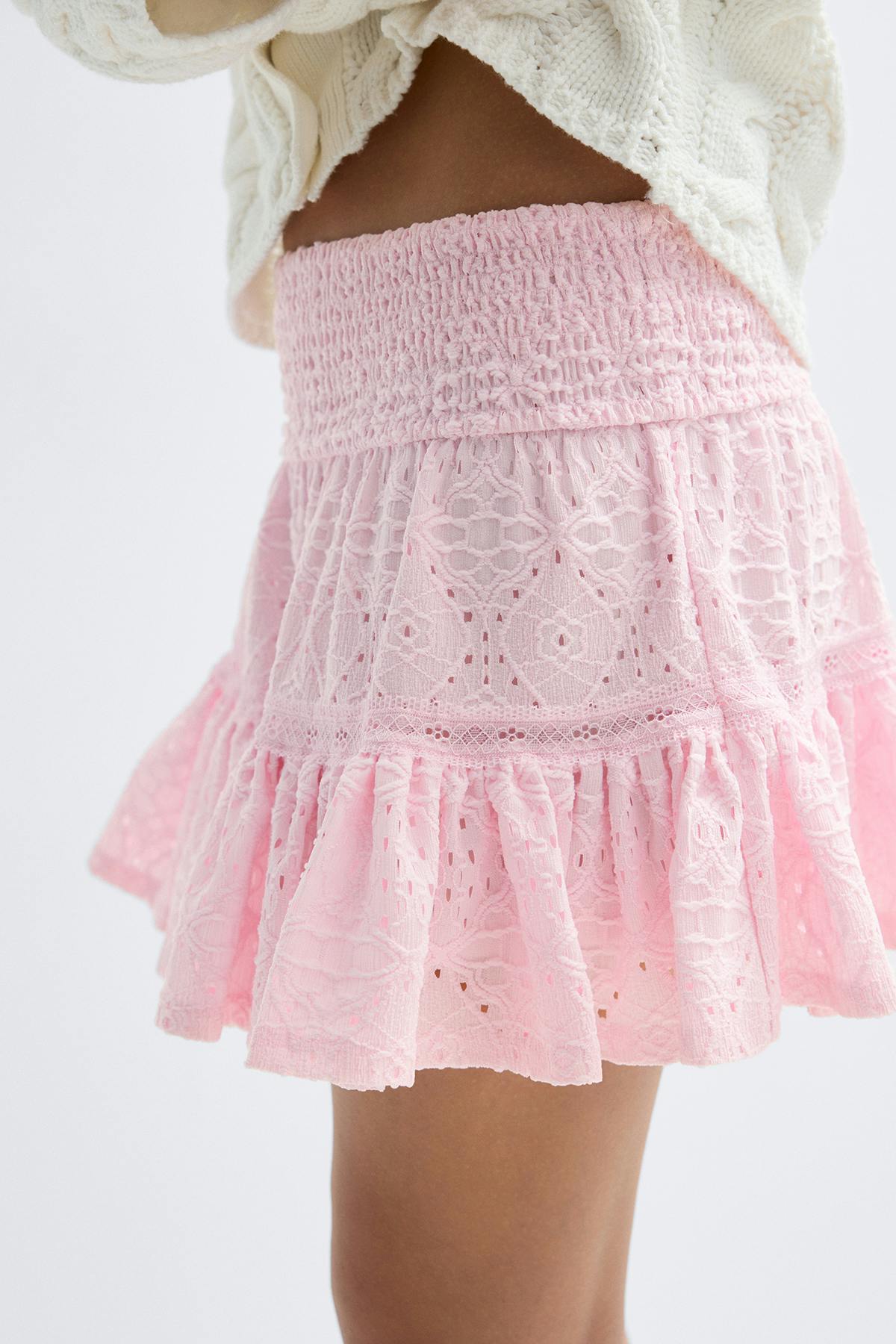 Y broderie anglais skirt