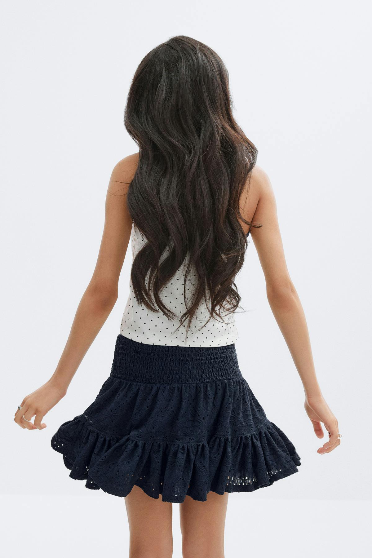 Y broderie anglais skirt
