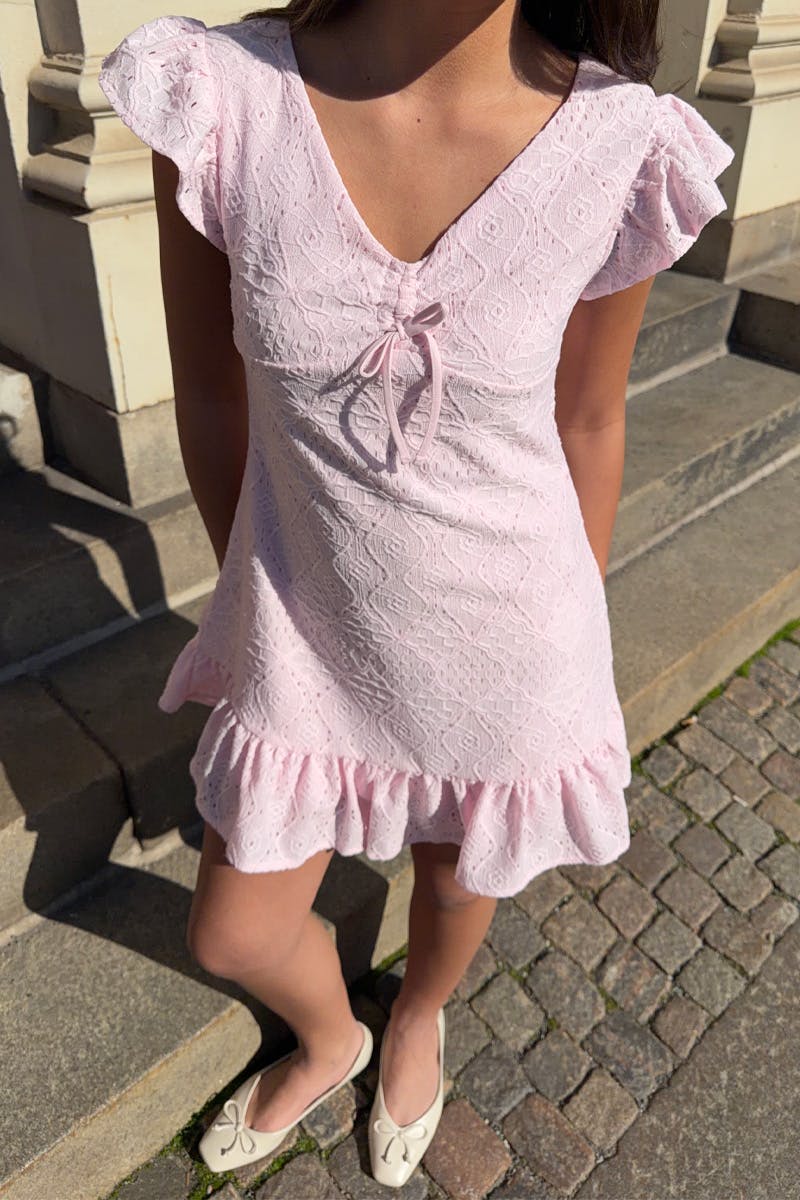 Y broderie anglais dress