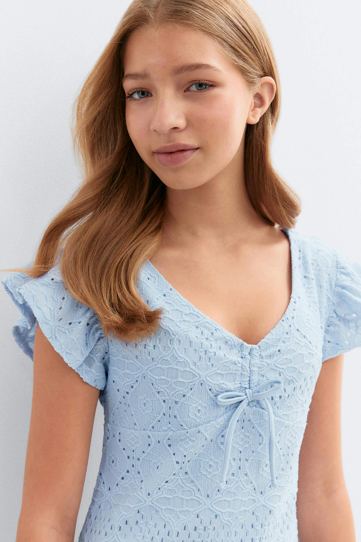 Y broderie anglais dress