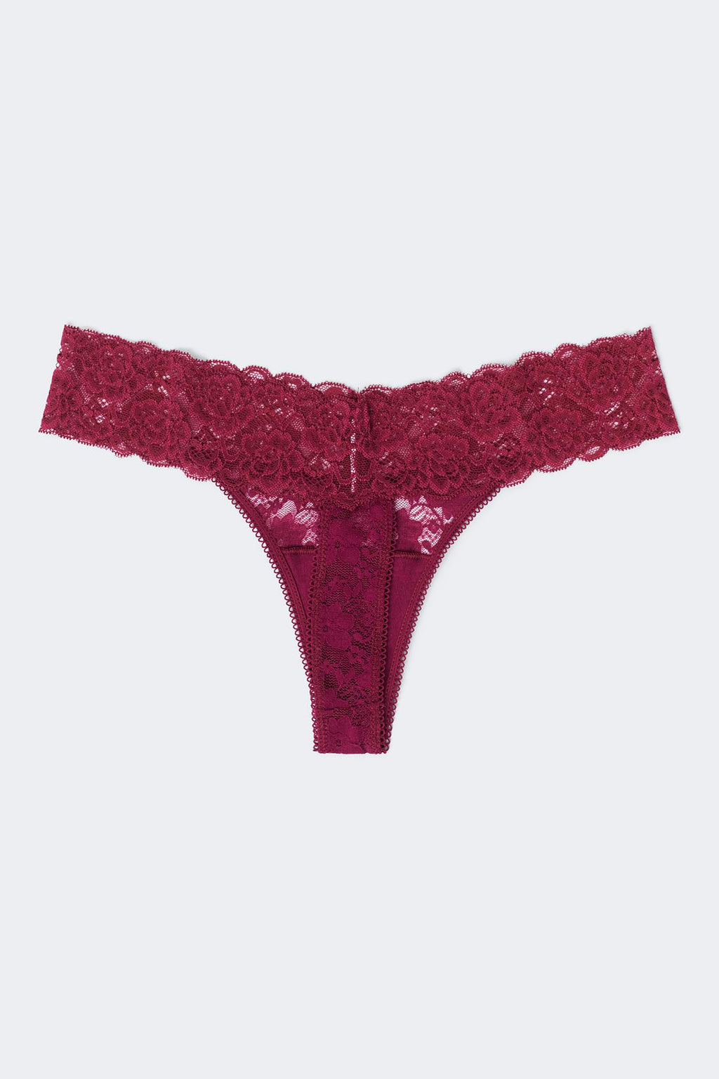 3-pack lace thong