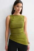Asymmetric knitted top