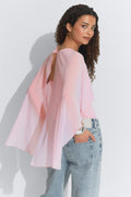 Chiffon cape top