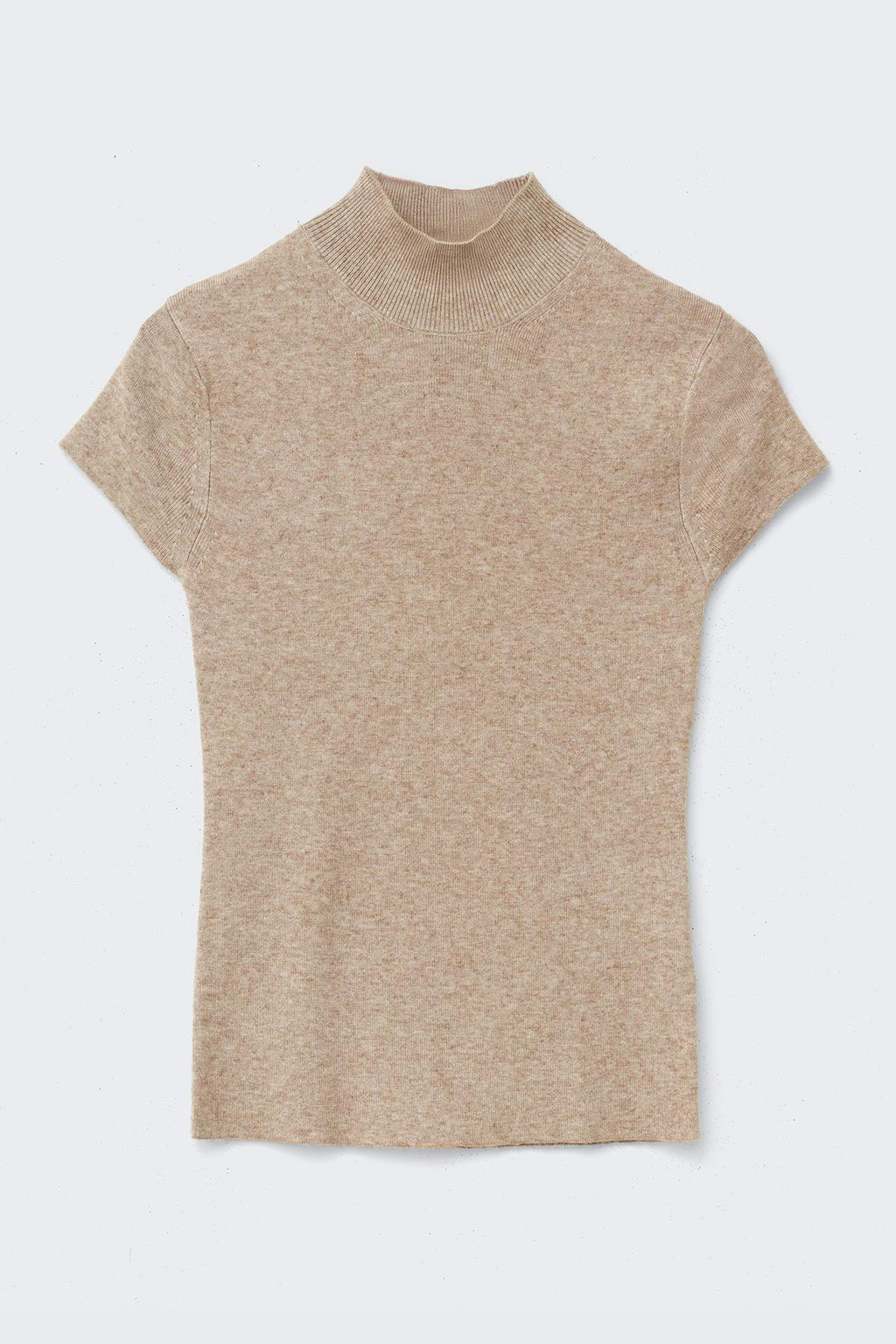 Cap sleeve knitted top