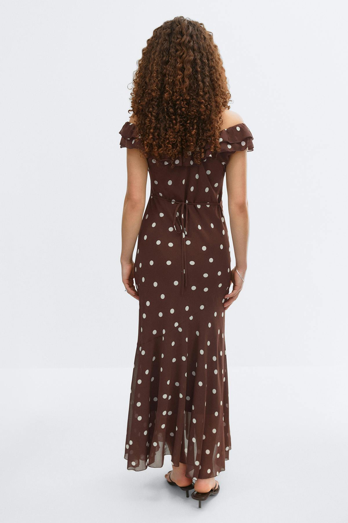 Maxi frill dress