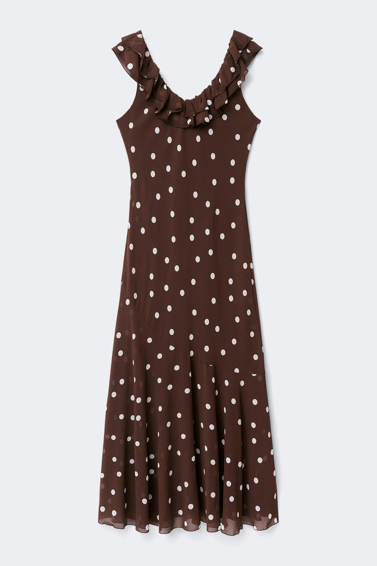 Maxi frill dress