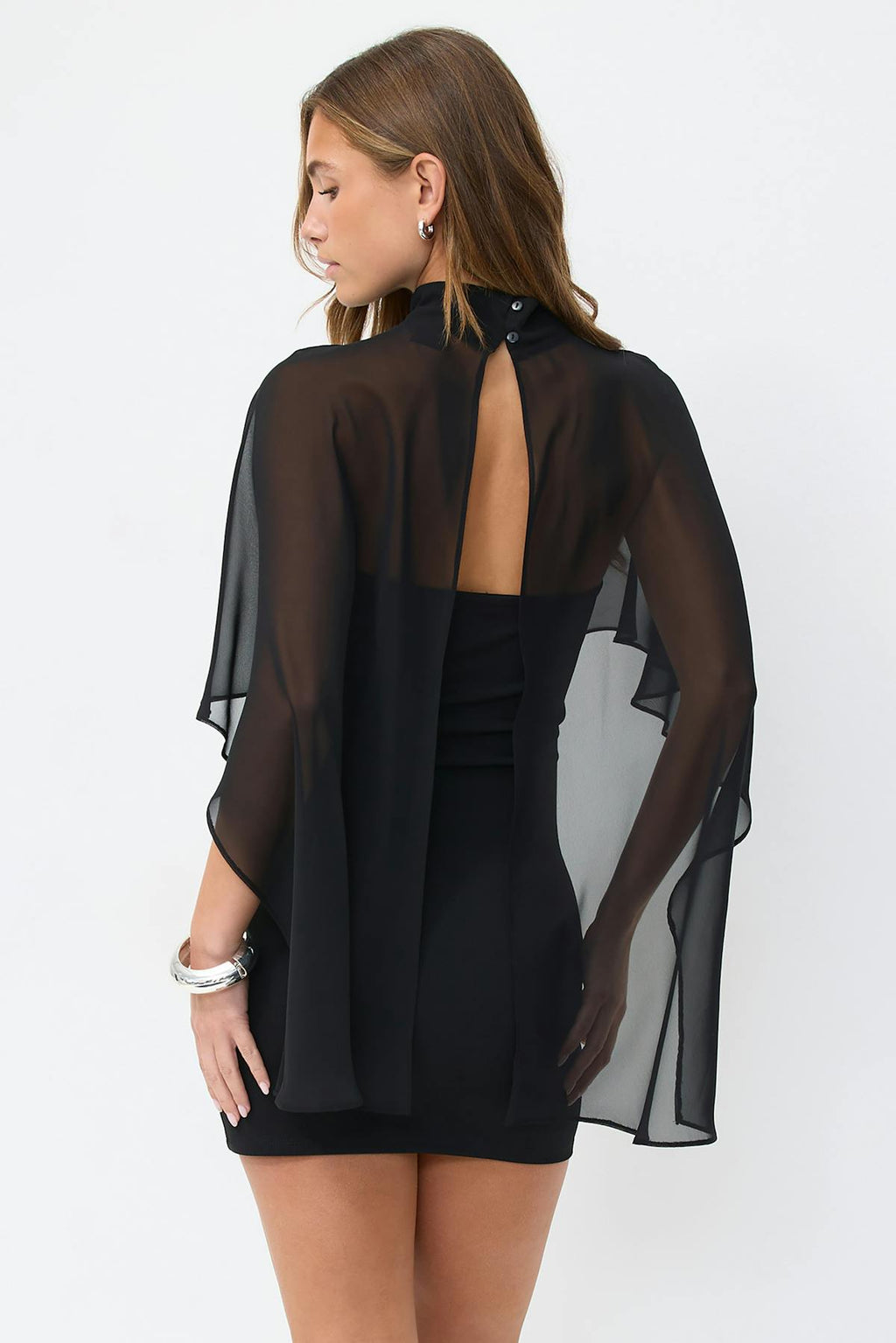 Cape tube dress