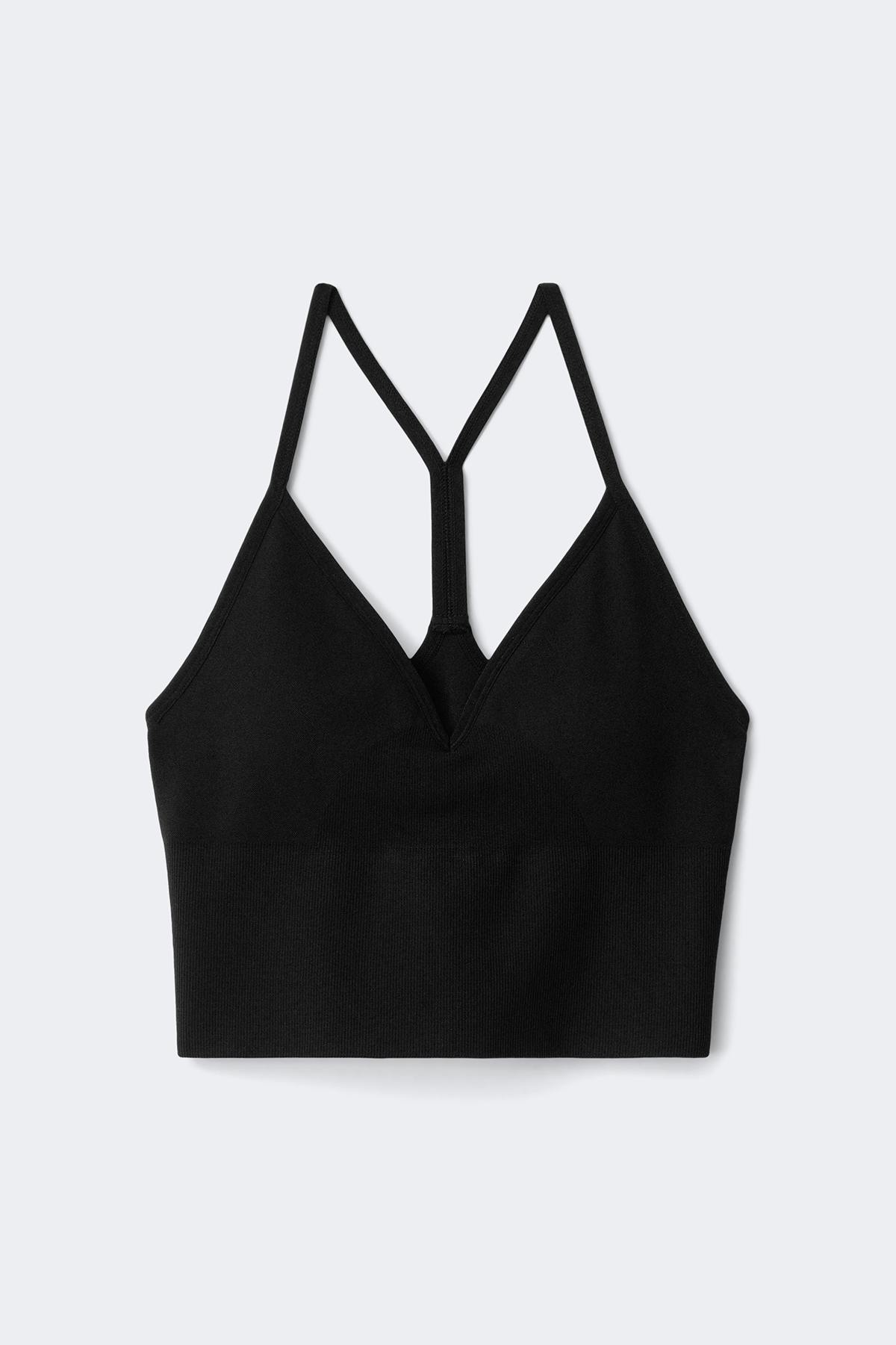 Seamless yoga top
